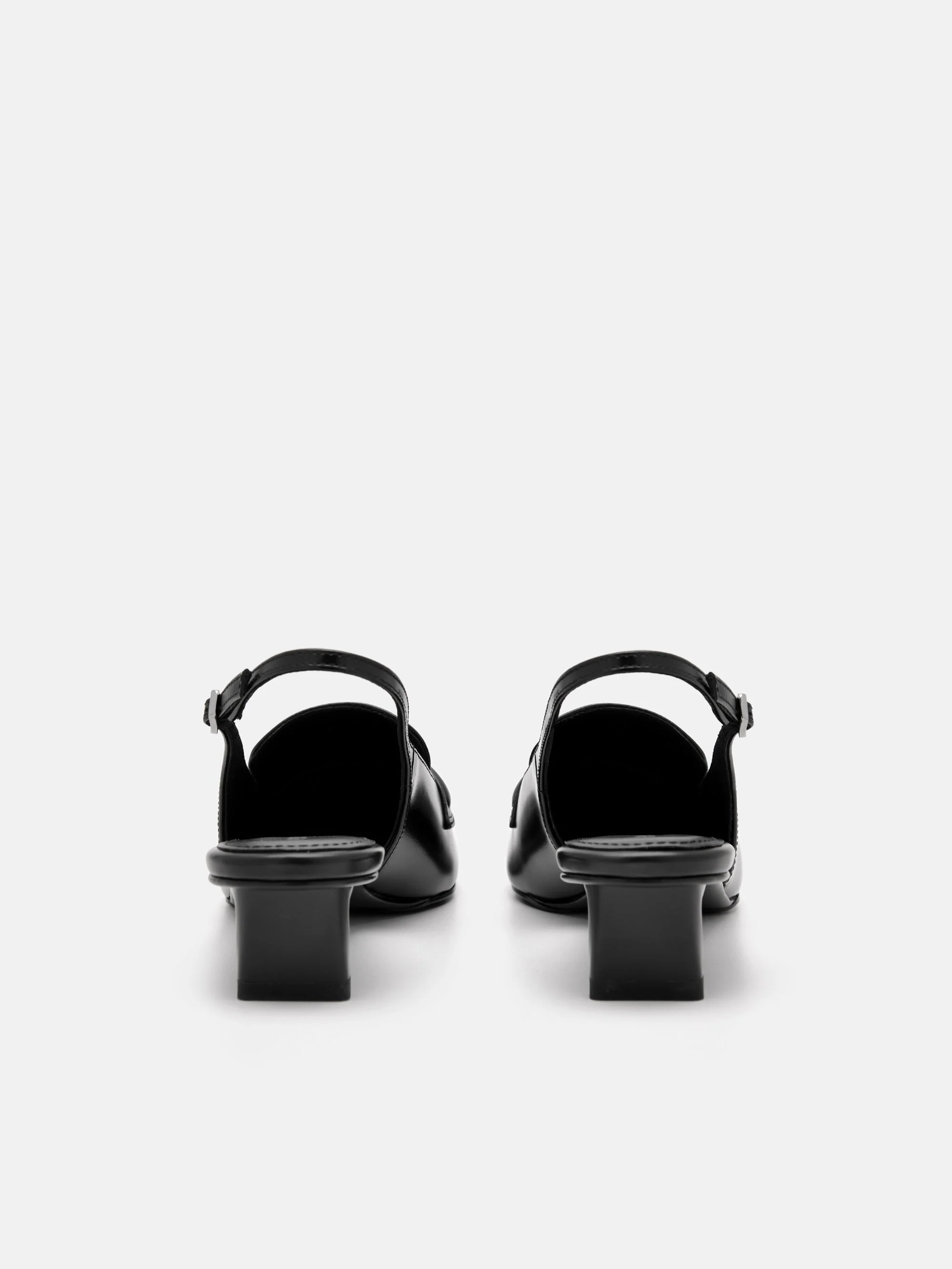PEDRO Studio Leather Slingback Pumps - Image 8