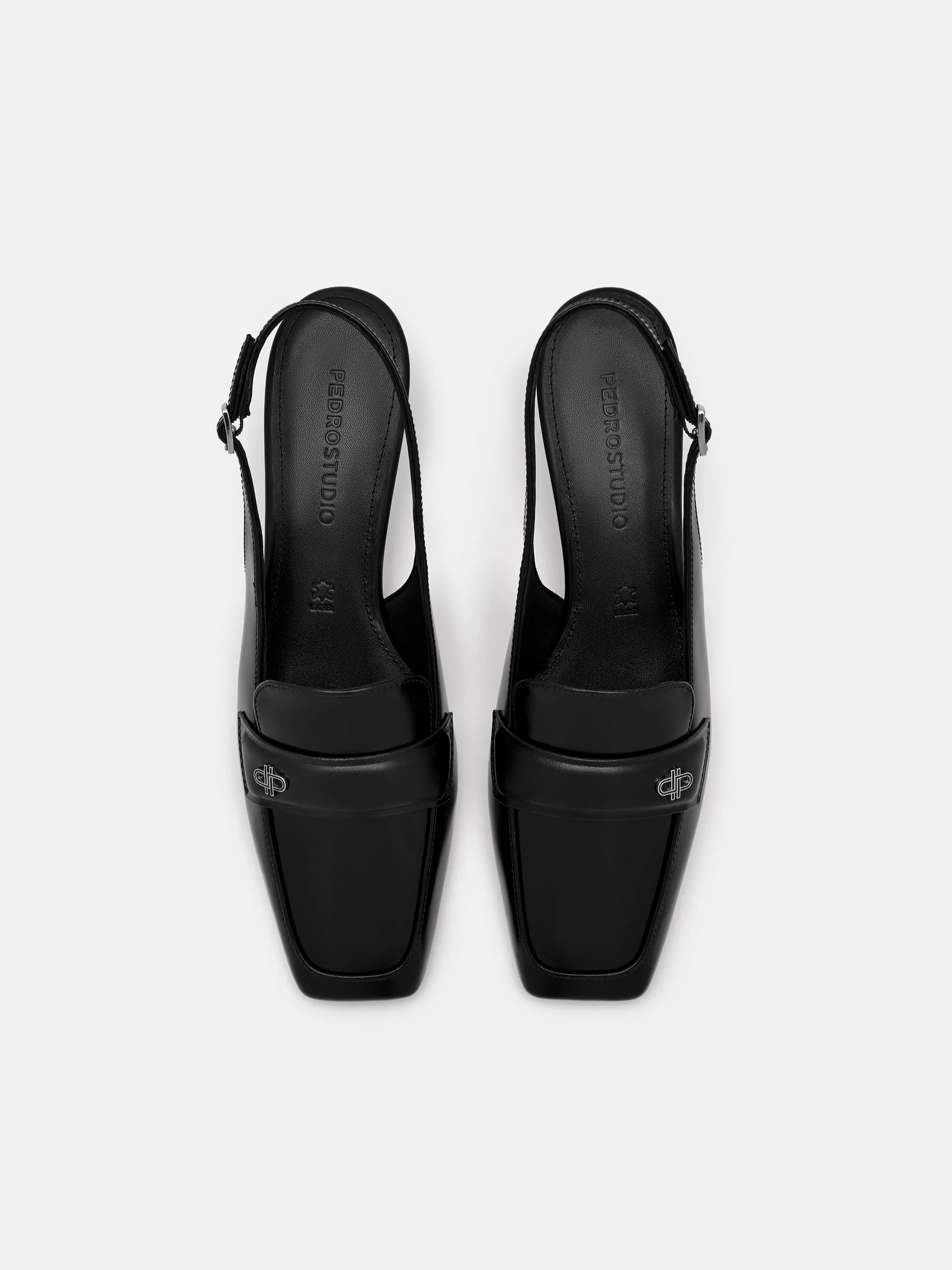 PEDRO Studio Leather Slingback Pumps - Image 9