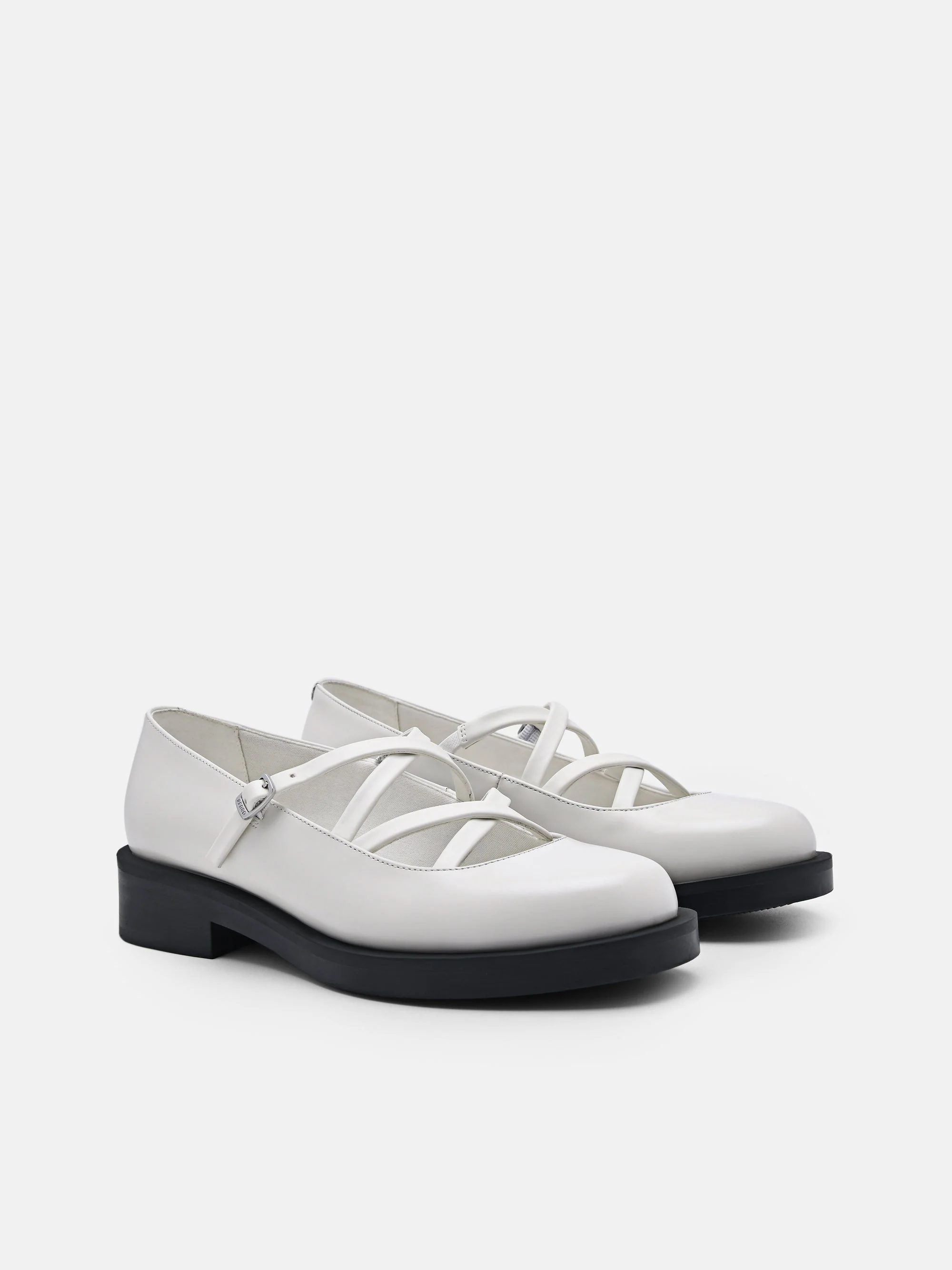 Adria Leather Ballerina Loafers - Image 2