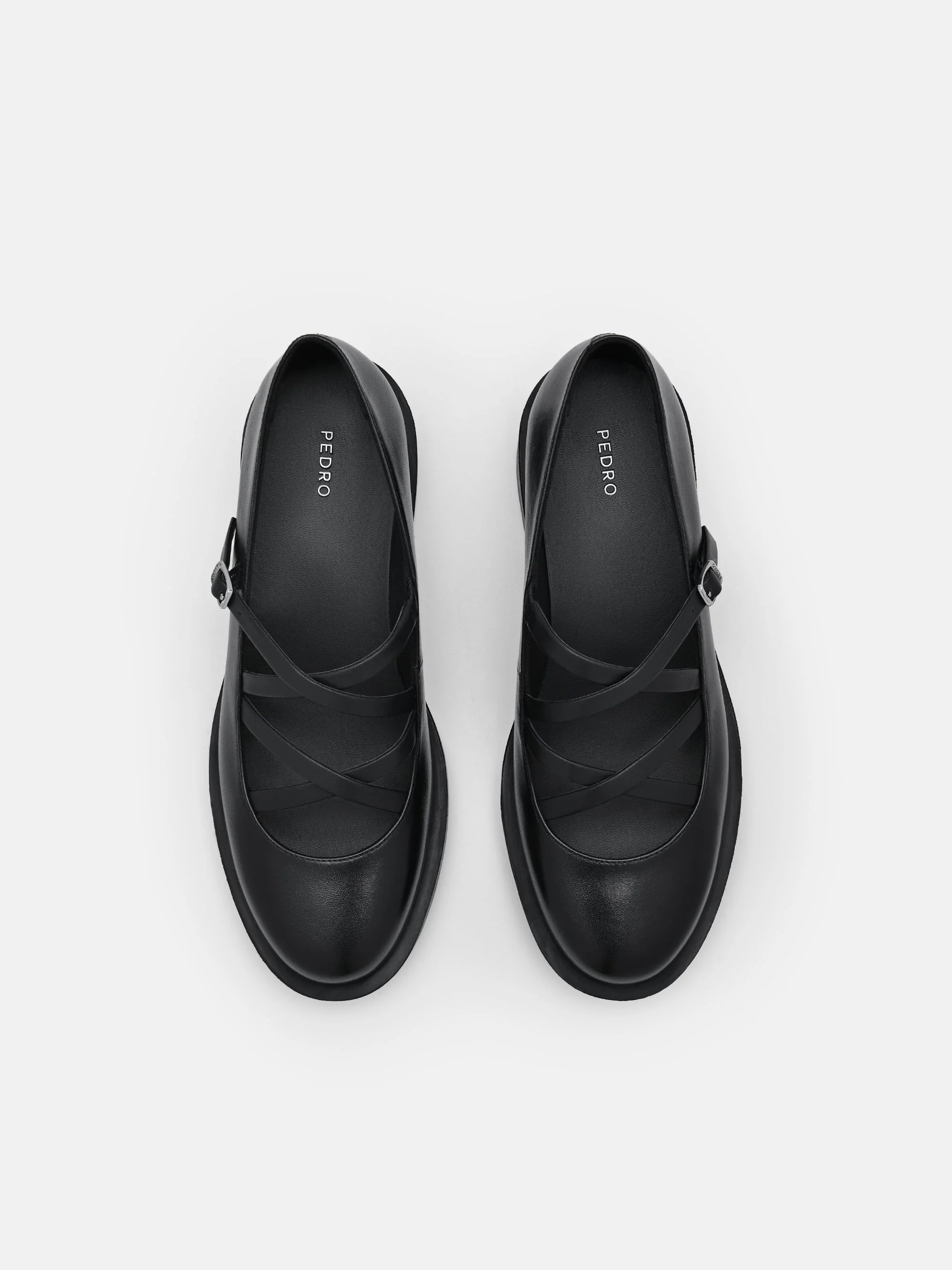 Adria Leather Ballerina Loafers - Image 9