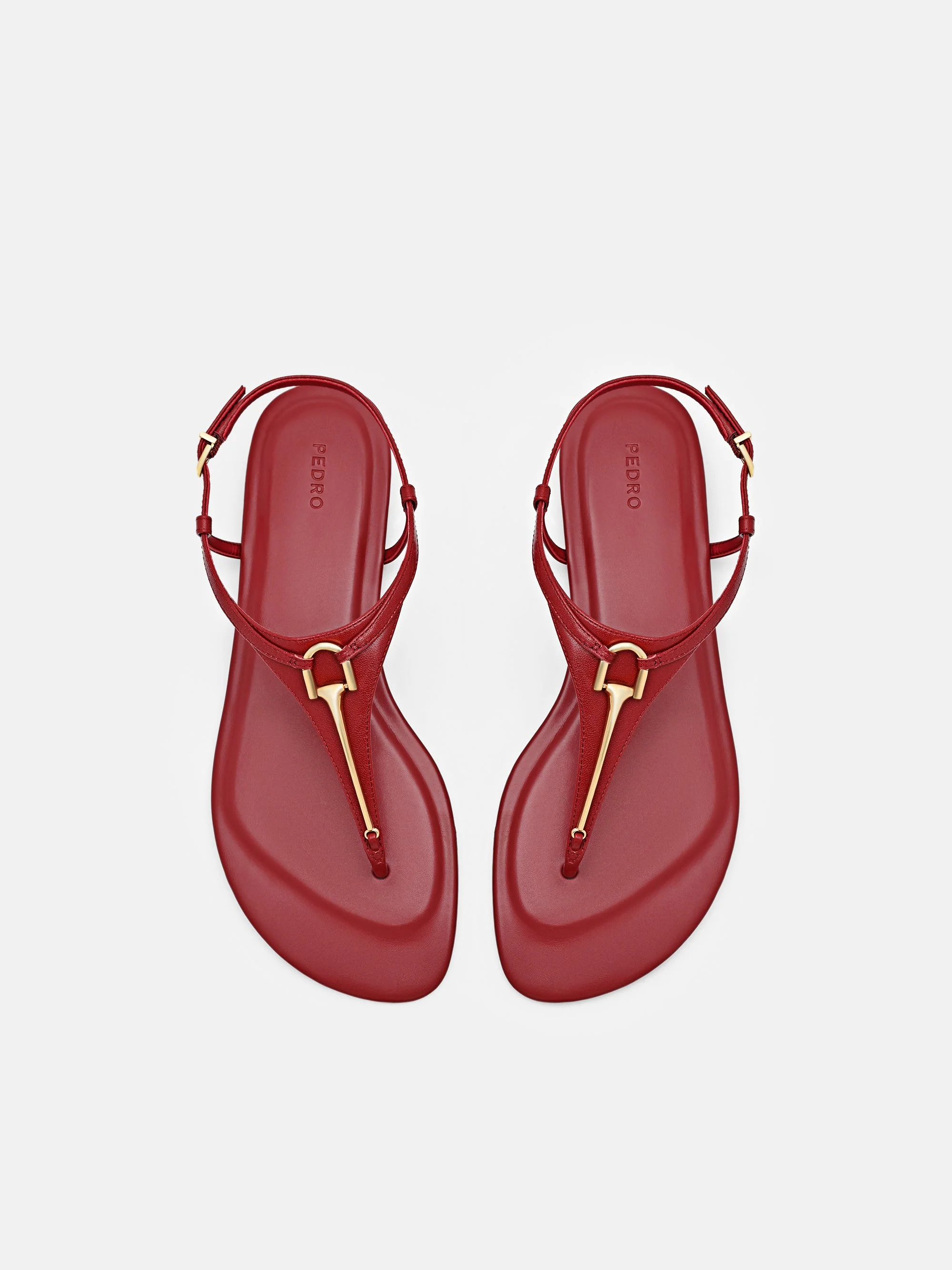 Leather T-Bar Sandals - Image 12