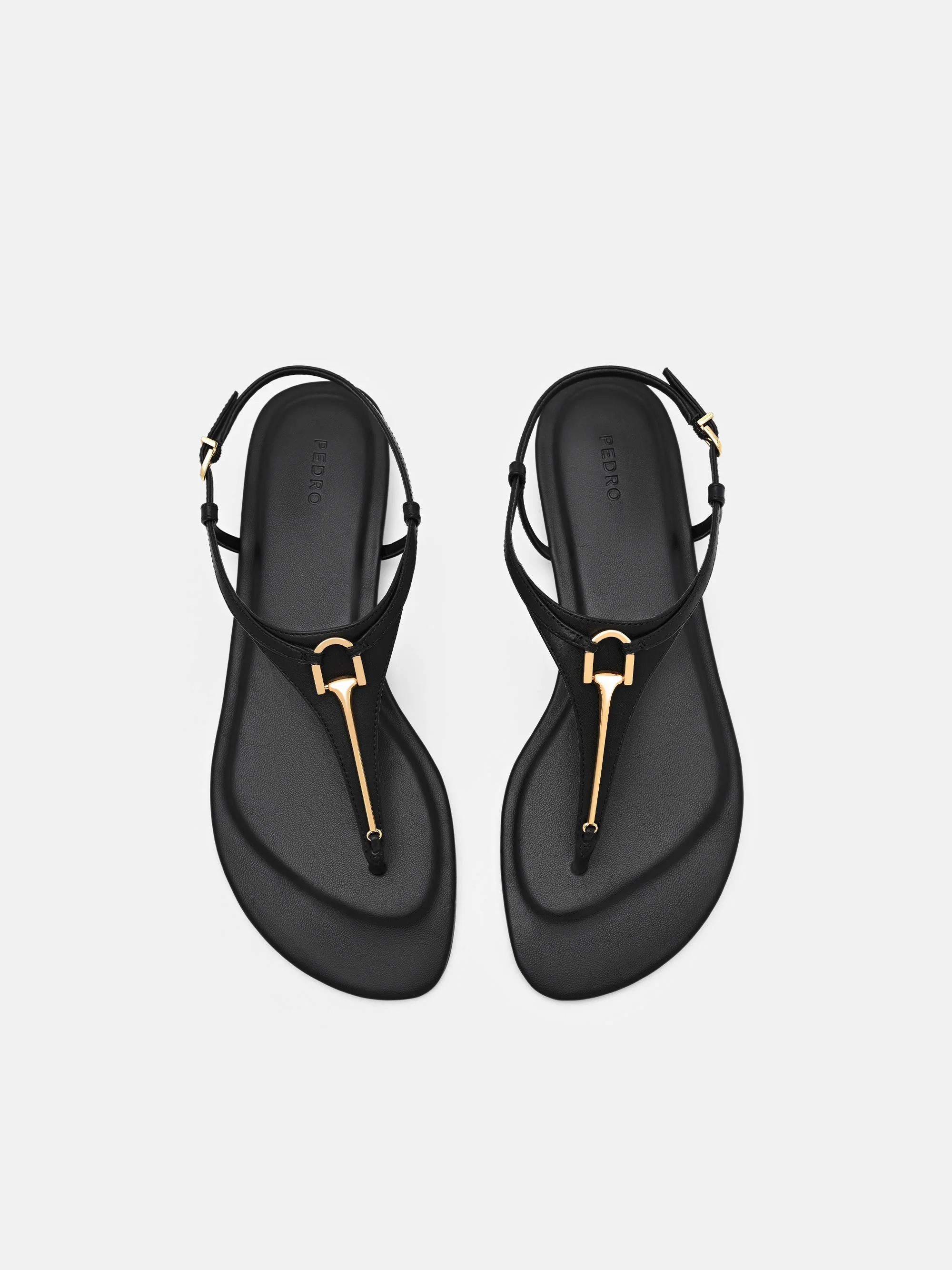 Leather T-Bar Sandals - Image 8