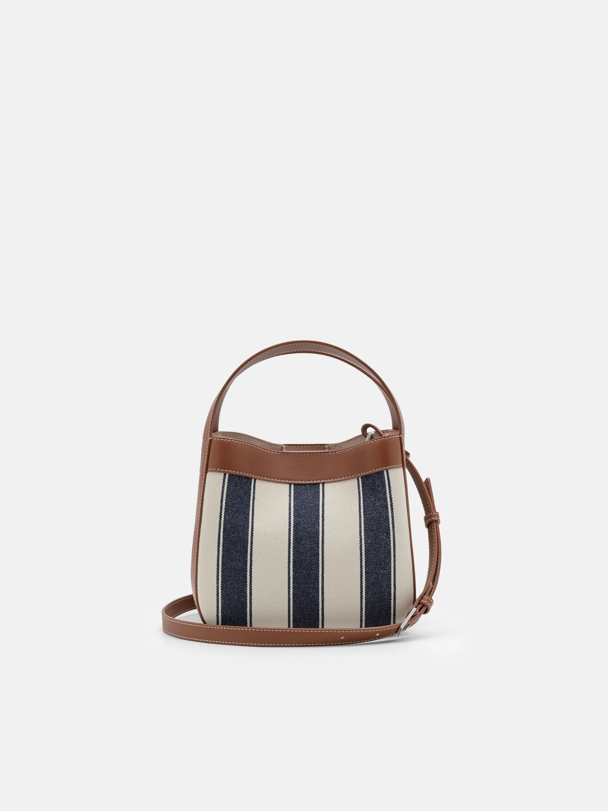Dana Leather Bucket Bag - Image 3