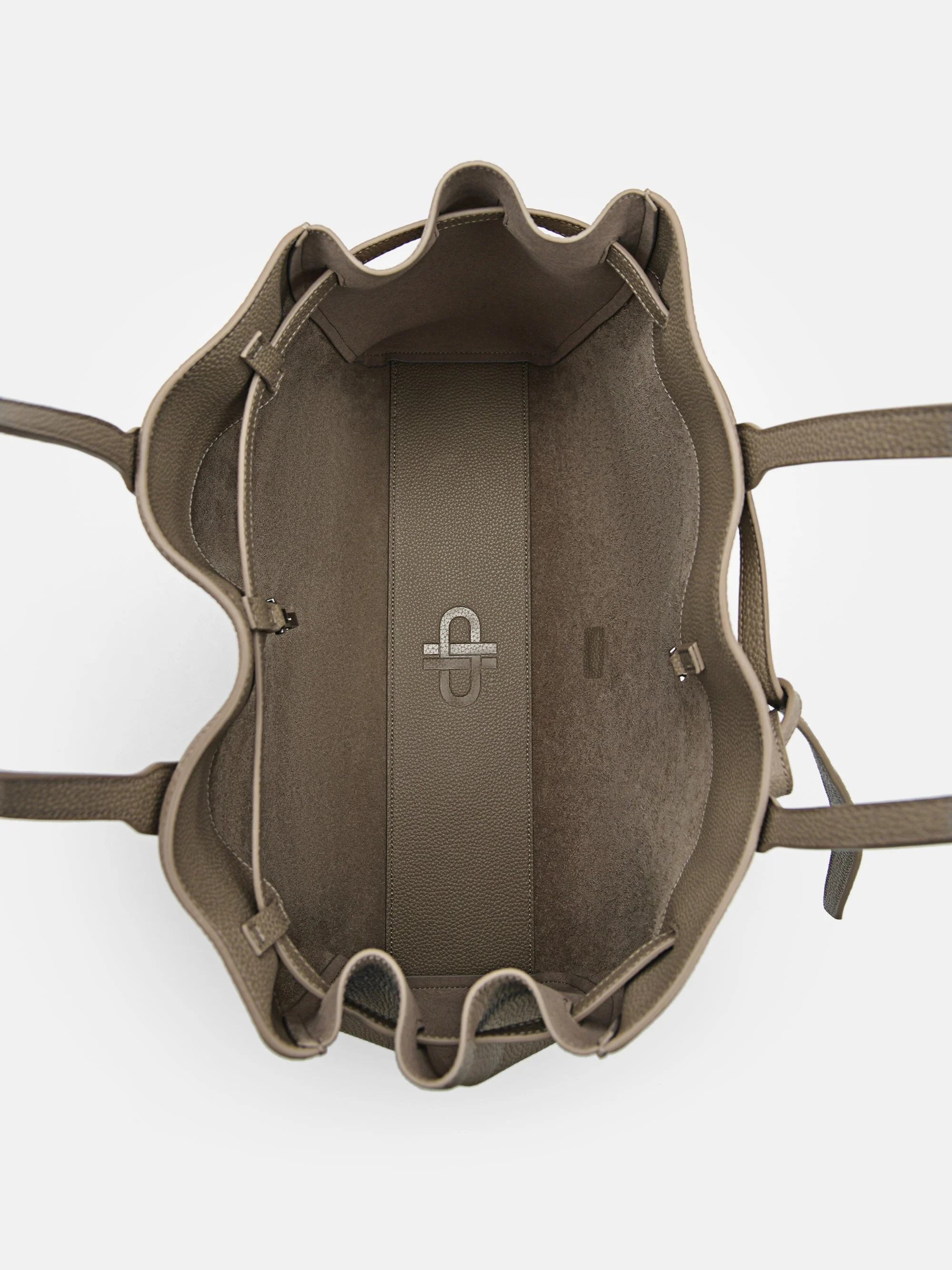 Demi Oversized Leather Tote Bag - Image 9