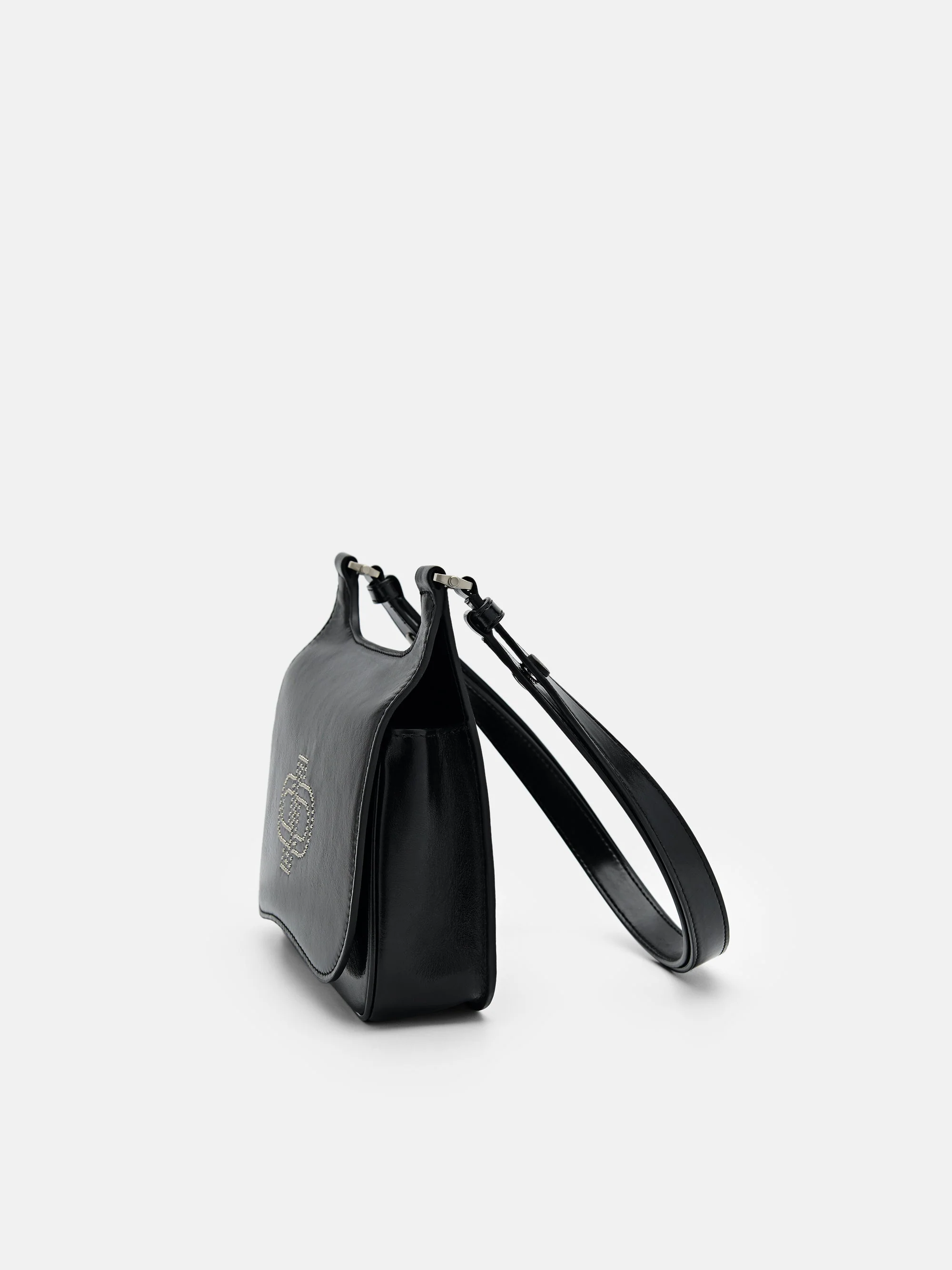 PEDRO Icon Leather Studded Shoulder Bag - Image 4