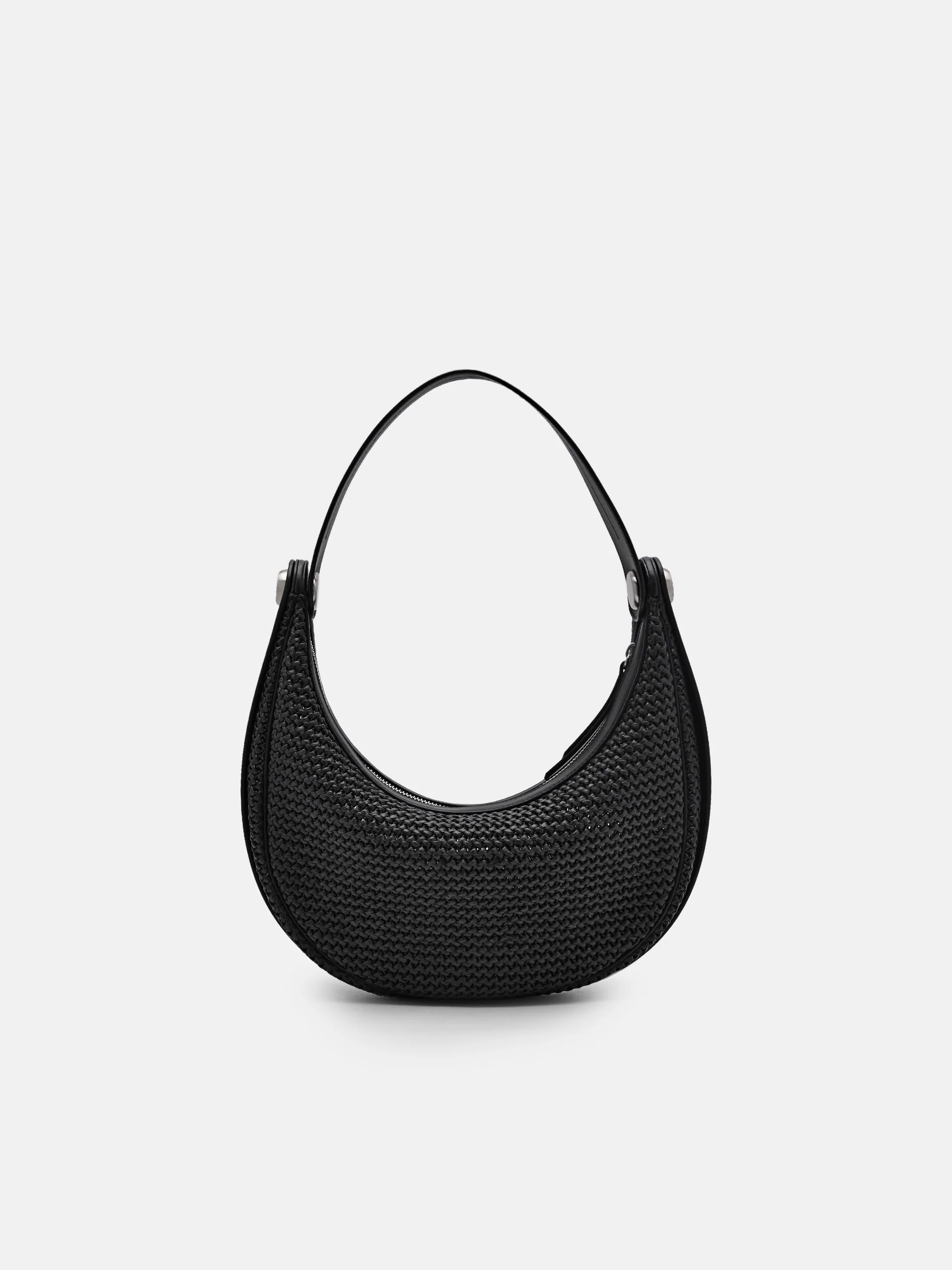 PEDRO Icon Raffia Shoulder Bag - Image 3