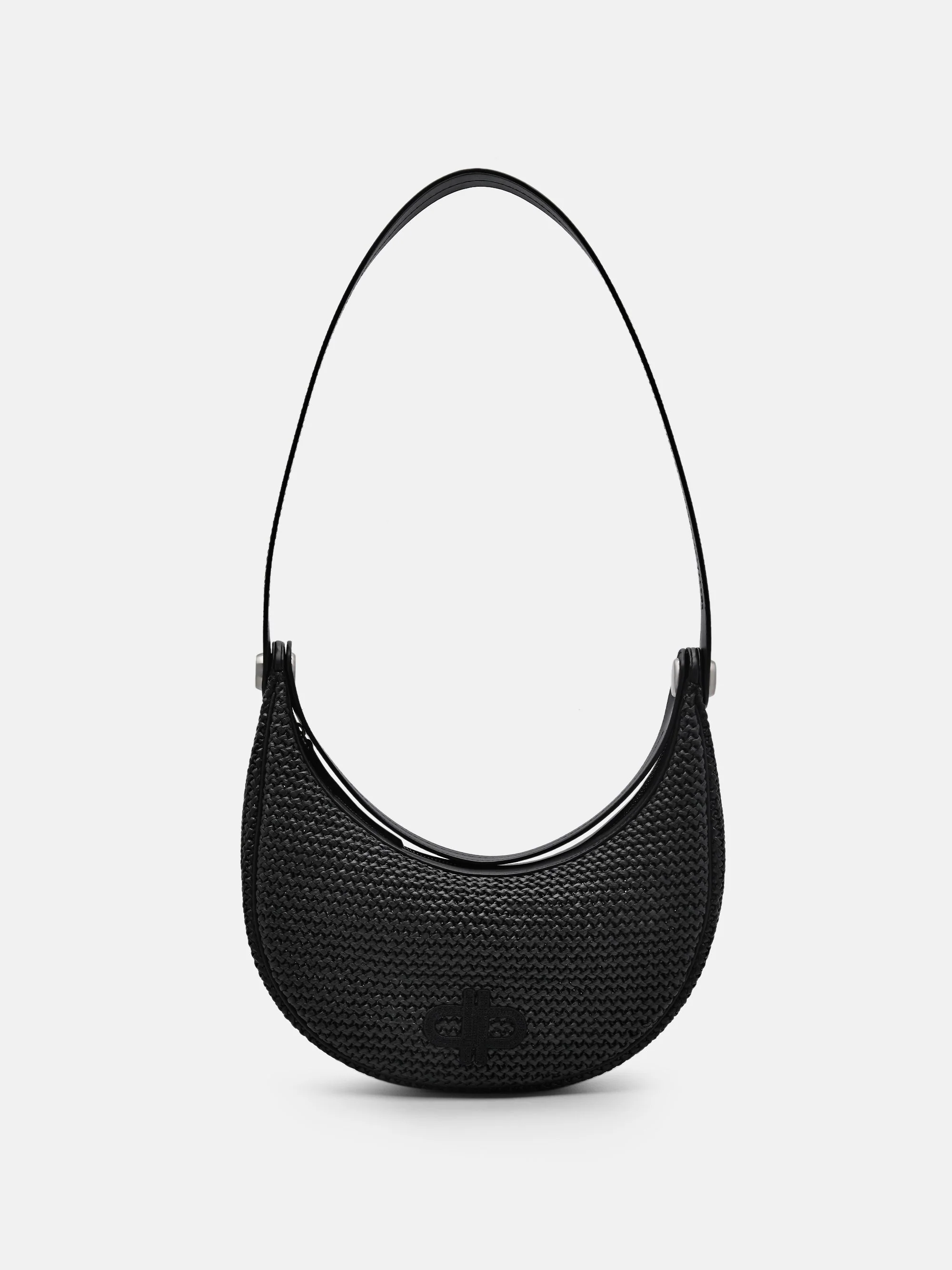 PEDRO Icon Raffia Shoulder Bag - Image 4