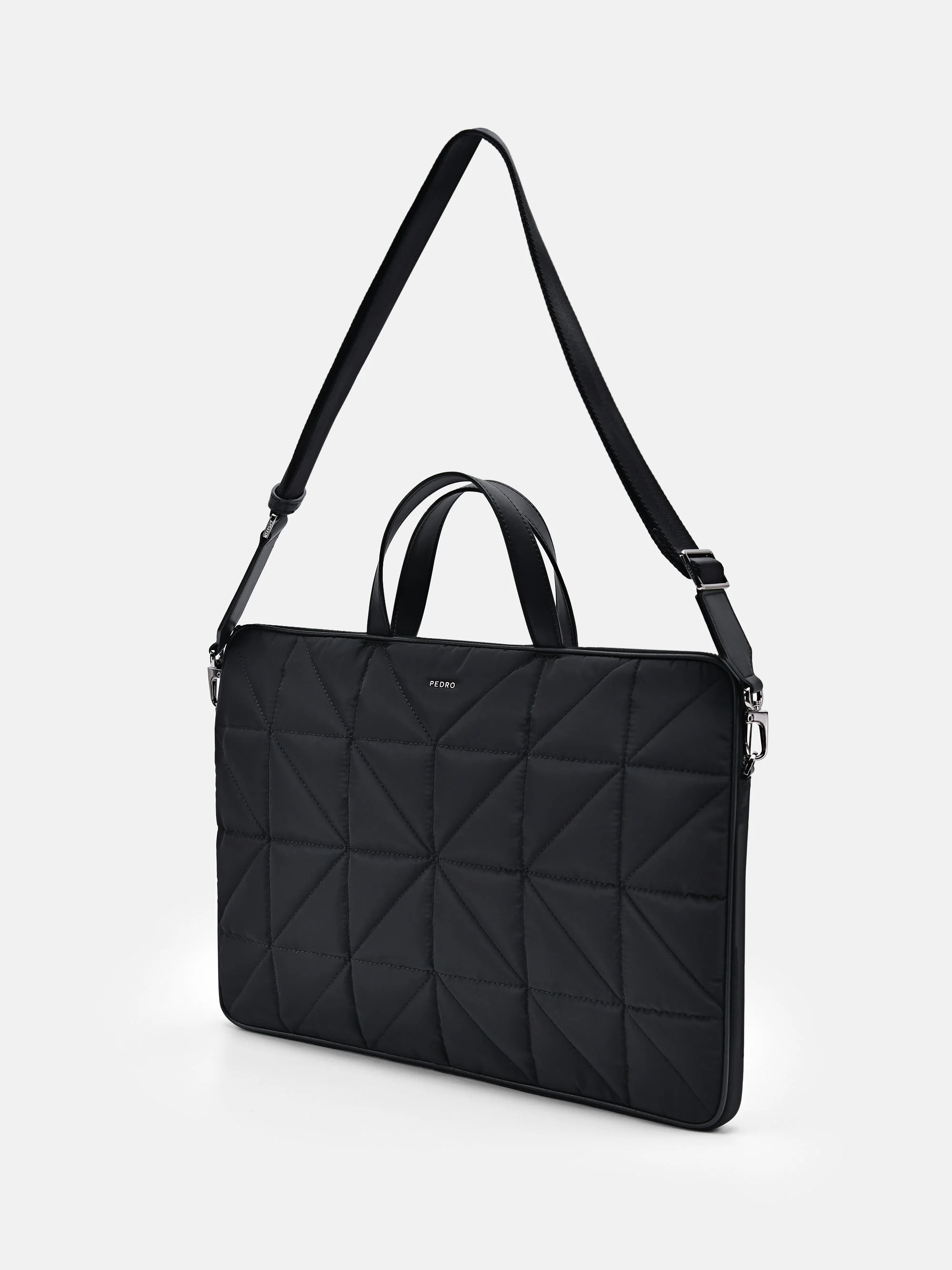 Nylon Portfolio Bag in Pixel - Image 11