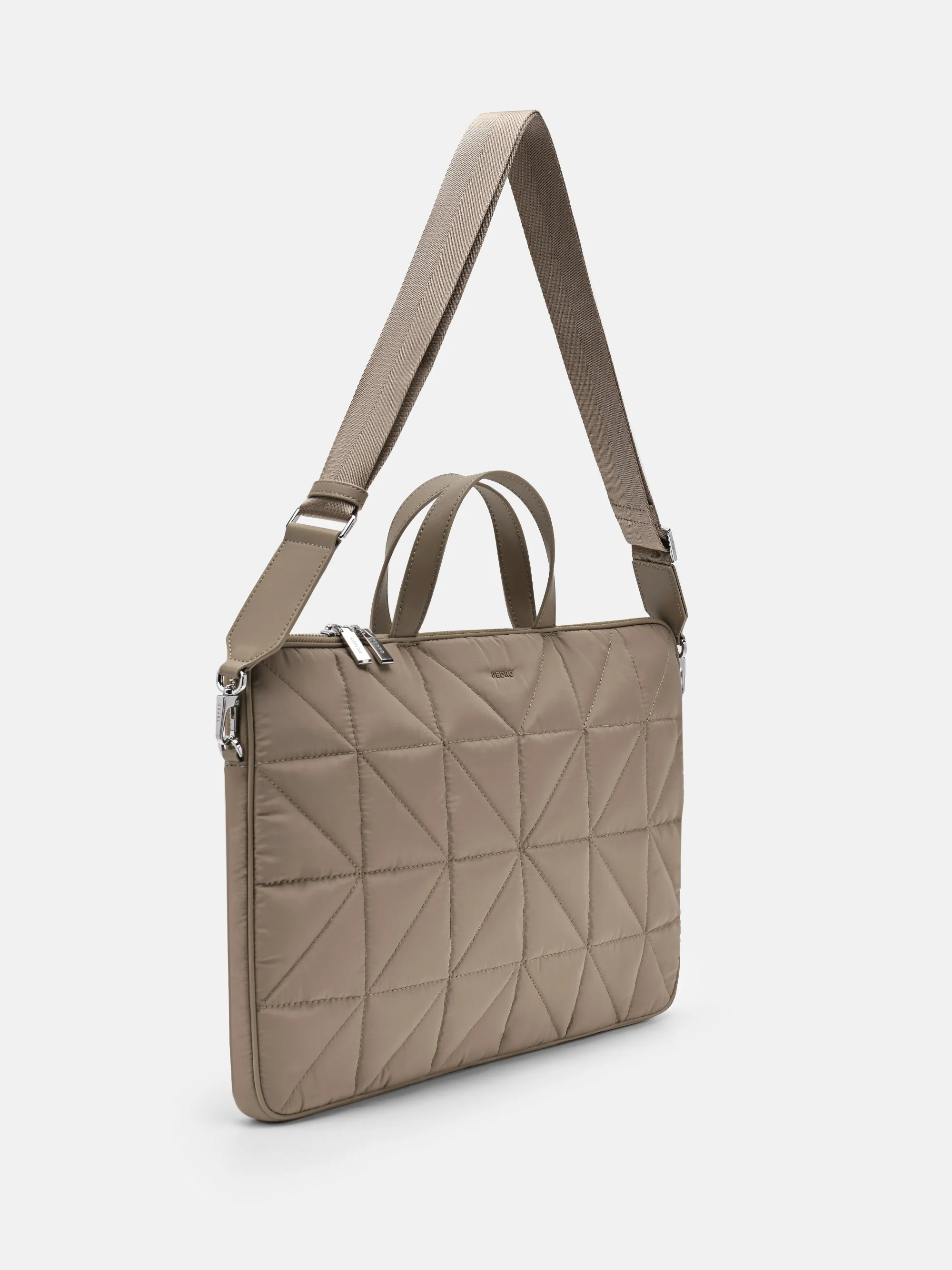 Nylon Portfolio Bag in Pixel - Image 5