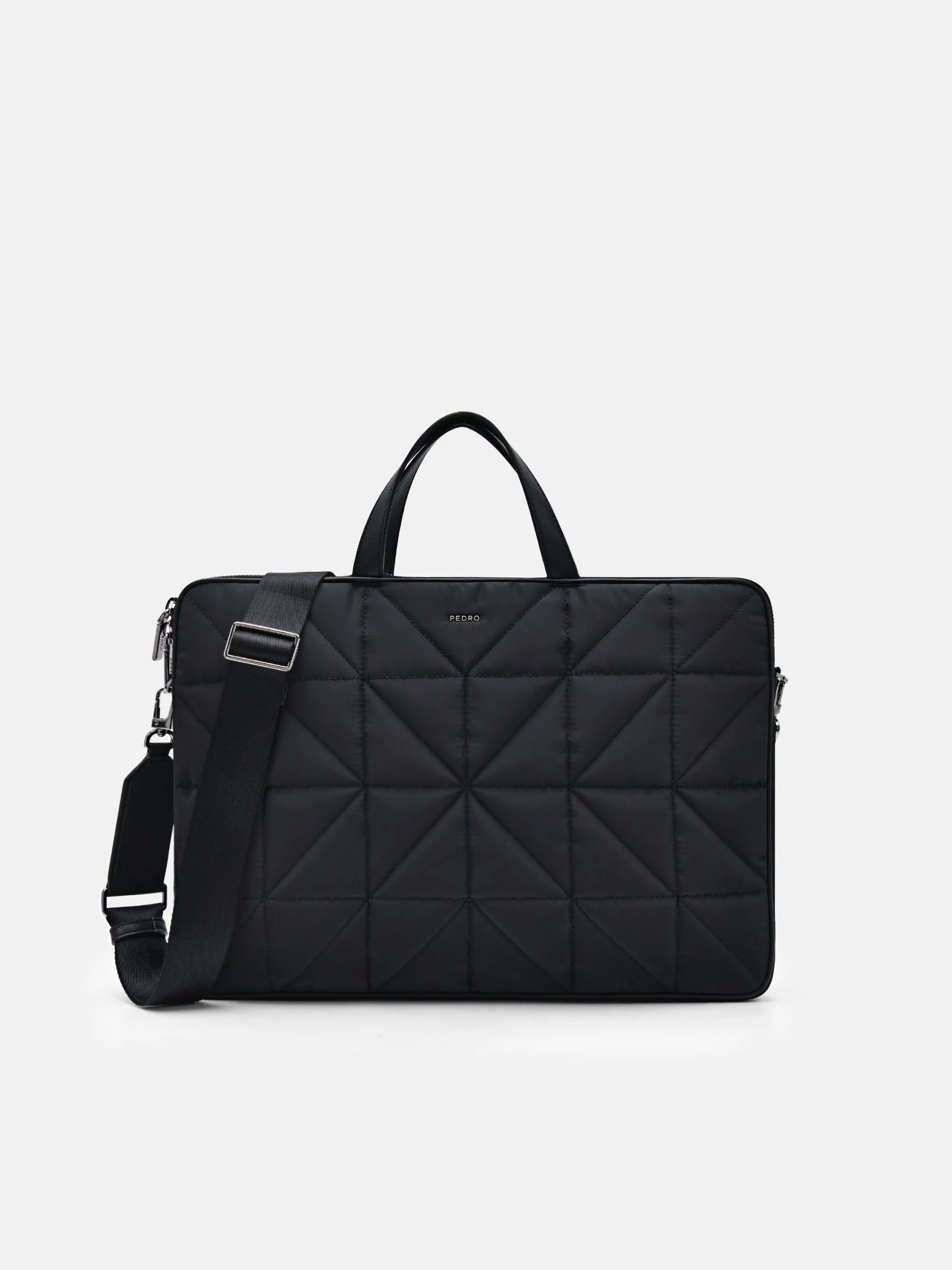 Nylon Portfolio Bag in Pixel - Image 7